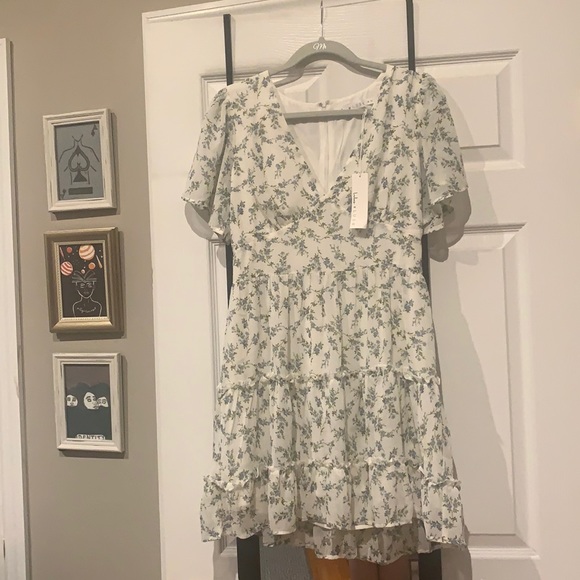 Floral Print Tiered Mini Dress | Poshmark